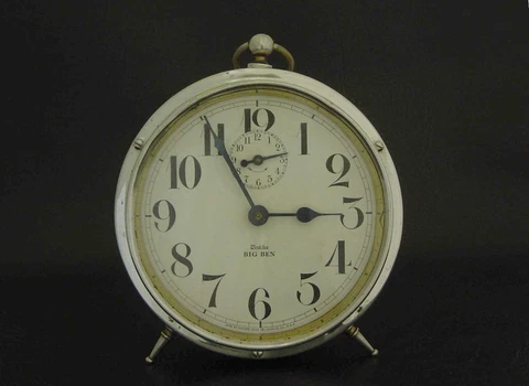 ANTIQUE 1914 WESTCLOX BIG BEN PEG LEG WIND-UP ALARM CLOCK AS-IS KEEPS GOOD TIME Cover