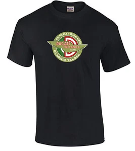 Camiseta retro Ducati estilo carreras moto estampada en 6 tallas - Imagen 1 de 5