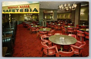 Postcard Harvest House Cafeteria Columbus Ohio Restaurant Unposted 1960s - Picture 1 of 2