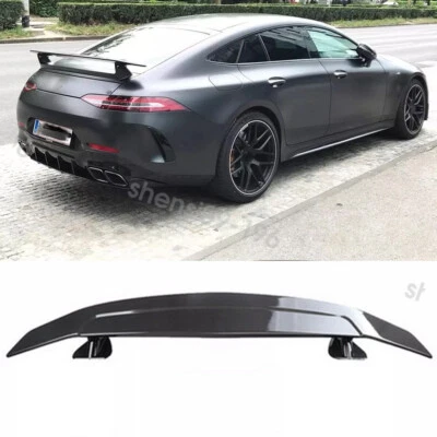 46" Carbon Style Rear Trunk Spoiler GT Style Wing For Mercedes Benz C63 AMG Foto 1 de 4