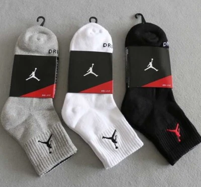 Nike Air Jordan 3 Pairs Everyday Max Ankle Socks Men’s Size L  8-12 - Image 1 of 2