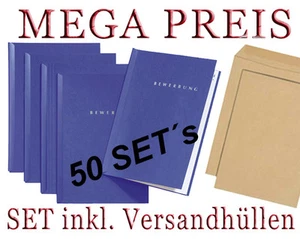 50 Bleu Dossier de Candidature PAGNA Type Start / 2-teilig Inclus - Afbeelding 1 van 6