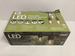 Feit Electric 48' LED Filament String Light - 24 bulbs-waterproof-Indoor/outdoor - Picture 1 of 4