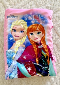 Disney FROZEN Elsa & Anna Schwestern sind magisch weich Plüsch Geschichtenbuch Kissen - Bild 1 von 8