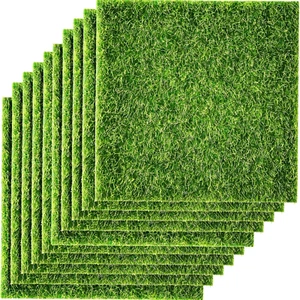 10 Pieces Artificial Garden Grass Fairy Grass Lawn Miniature Ornament Garden Dol - Picture 1 of 7