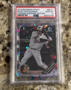 2019 Bowman Chrom 1. Saphir Adley Rutschman PSA 10 (2724) - Bild 1 von 1