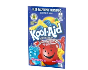 Kool-Aid Blue Raspberry Lemonade Unsweetened Soft Drink Mix 12 Pack - Picture 1 of 1