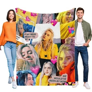 Billie Eilish Blanket Soft Throw for Bed Couch Sofa 3D Printing for Teenagers - Picture 1 of 13