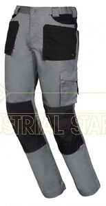 Pantaloni pantalone da lavoro multi tasche elasticizzati ISSA LINE 8730 Stretch