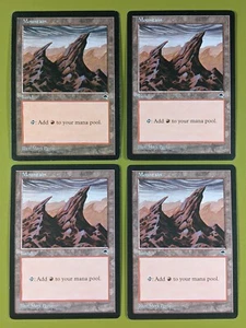 Mountain (Right) x4 Tempest 4x Playset Magic the Gathering MTG - Picture 1 of 1