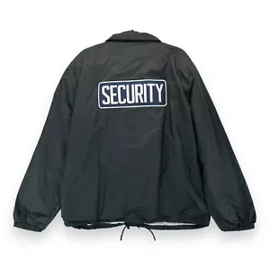 NWT National Patrol Security Jacket Men’s Large Snap Closure Front Blue - Picture 1 of 7