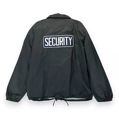 NWT National Patrol Security Jacket Men’s Large Snap Closure Front Blue - Image 1 of 4