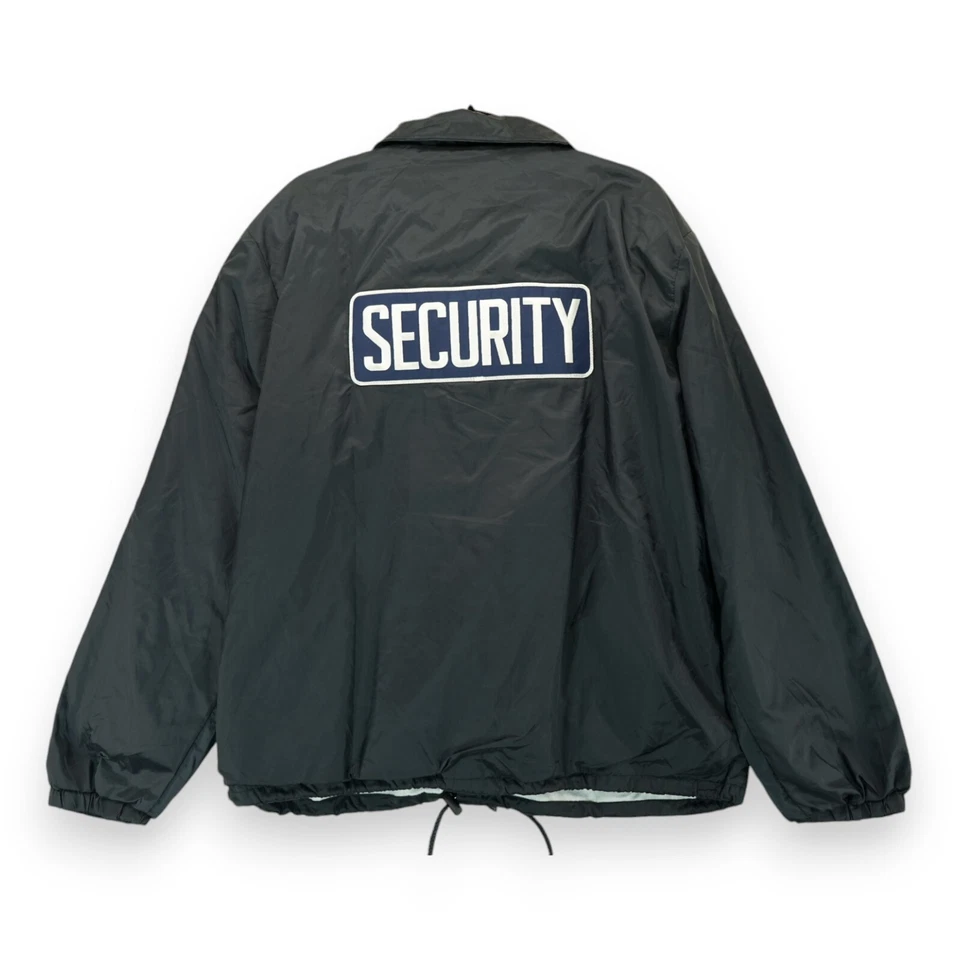 NWT National Patrol Security Jacket Men’s Large Snap Closure Front Blue - Image 1 of 4