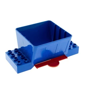 1x Lego Duplo Kugelbahn Trichter 2x4 blau Schiebe Platte rot 31026 4176044 31025 - Bild 1 von 1