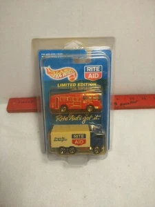 HOT WHEELS VINTAGE LIMITED EDITION RITE AID SET Mattel Fire Truck - Bild 1 von 5