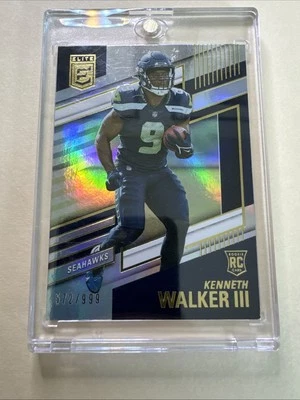 2022 Donruss Elite Kenneth Walker III Rookie Card 572/999 - Image 1 of 3