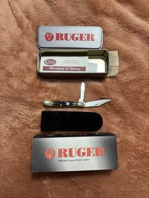 Cuchillo de maní Case XX Ruger miel quemada Foto 1 de 4