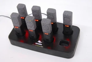 Revolabs 02-08HDCHG-C Charging Base W/ 7x 01-HDTBLMIC-OM-11 Microphones - Picture 1 of 12