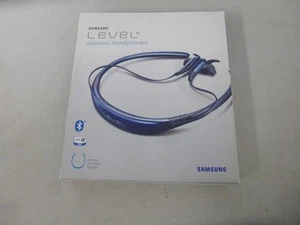 Open Box Samsung Level U EO-BG920 In-Ear Wireless Headphones Around Neck Blue - Picture 1 of 3