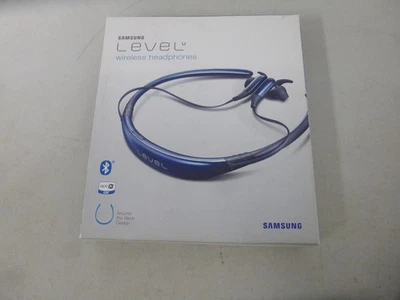 Open Box Samsung Level U EO-BG920 In-Ear Wireless Headphones Around Neck Blue - Image 1 of 3