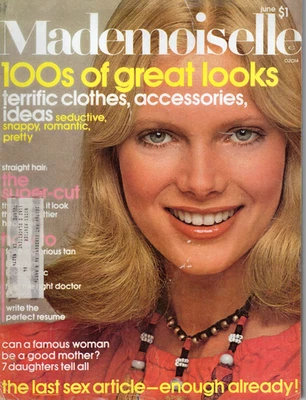 VTG Mademoiselle Magazine June 1975 Shaun Casey Foto 1 de 2