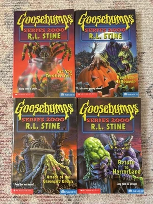 Goosebumps Series 2000 #9 10 11 13 Books Terrified Halloween Ghouls Horrorland - Image 1 of 4