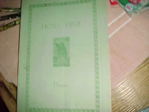 1939 HOTEL DIXIE MENU - DINNER - NEW YORK CITY - FILET MIGNON $1.35 - Picture 1 of 7