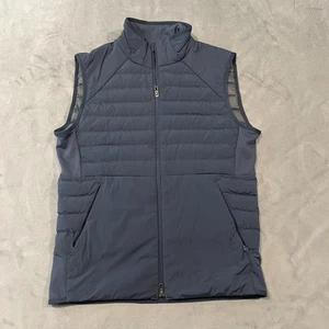 Lululemon Vest Mens Small True Navy Down For It All Puffer 700 Fill Goose - Picture 1 of 8