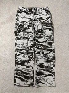 Columbia Gallatin Range Monarch Pass Wool Blend Outfitter Snow Camo Pants 36W - Picture 1 of 7