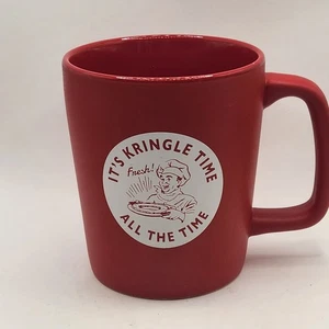 Its Kringle Time Coffee Mug Red Racine Danish Kringles - Picture 1 of 6