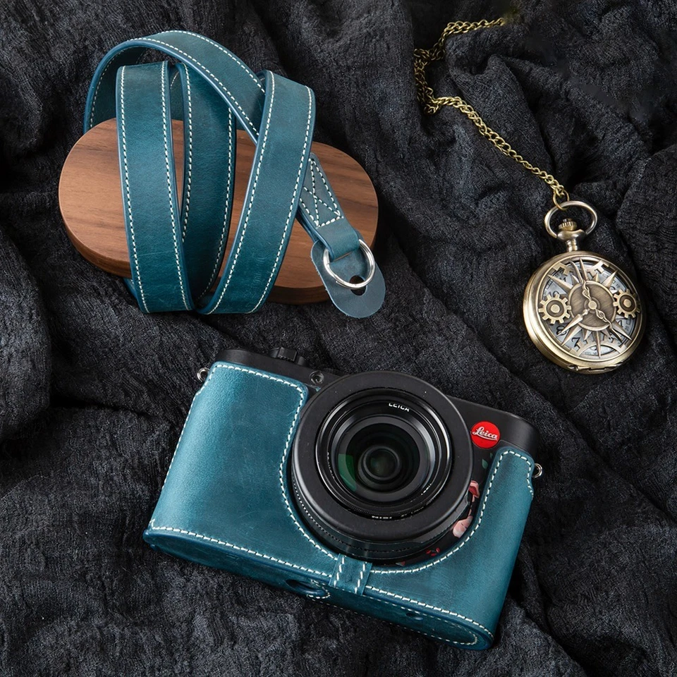 For Leica D-LUX 8 DLUX8 Genuine Leather Camera Case Bag Cover Shoulder Strap - Image 1 of 1