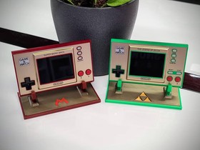 Nintendo Game & Watch Display Stand - Mario and Zelda - 3D Printed