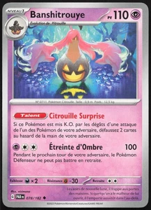 Carte Pokémon Banshitrouye 078/182   Faille Paradoxe Français - Imagen 1 de 2