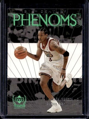 Century Legends 1998-99 Upper Deck Allen Iverson #54 76ers Foto 1 de 2