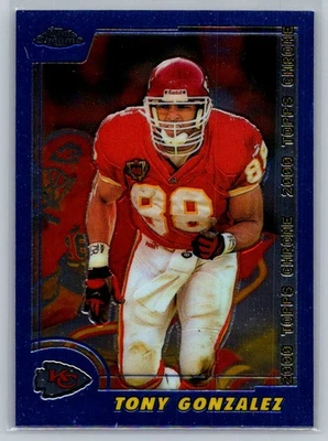 💎2000 Topps Chrome Football #53 Tony Gonzalez - Kansas City Chiefs💎 - Image 1 of 2