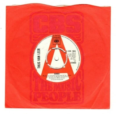 THIJS VAN LEER RONDO / SICILIANA. UK ORIG 1972 7" PROMO & CO/SLEEVE. N/MINT/EX - Image 1 of 4