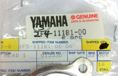 YAMAHA YG1 GT80 MX80 NOS OEM CYLINDER HEAD GASKET GT 80 MX 80 1F5-11181-00-00 - Image 1 of 2