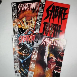 Marvel Comics Lot Sabretooth Death Hunt 1-4 NM Complete Limited Series - Picture 1 of 13
