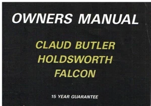 CLAUD BUTLER , HOLDSWORTH & FALCON BICYCLES ORIG. 1990s OWNER INSTRUCTION MANUAL - Picture 1 of 1