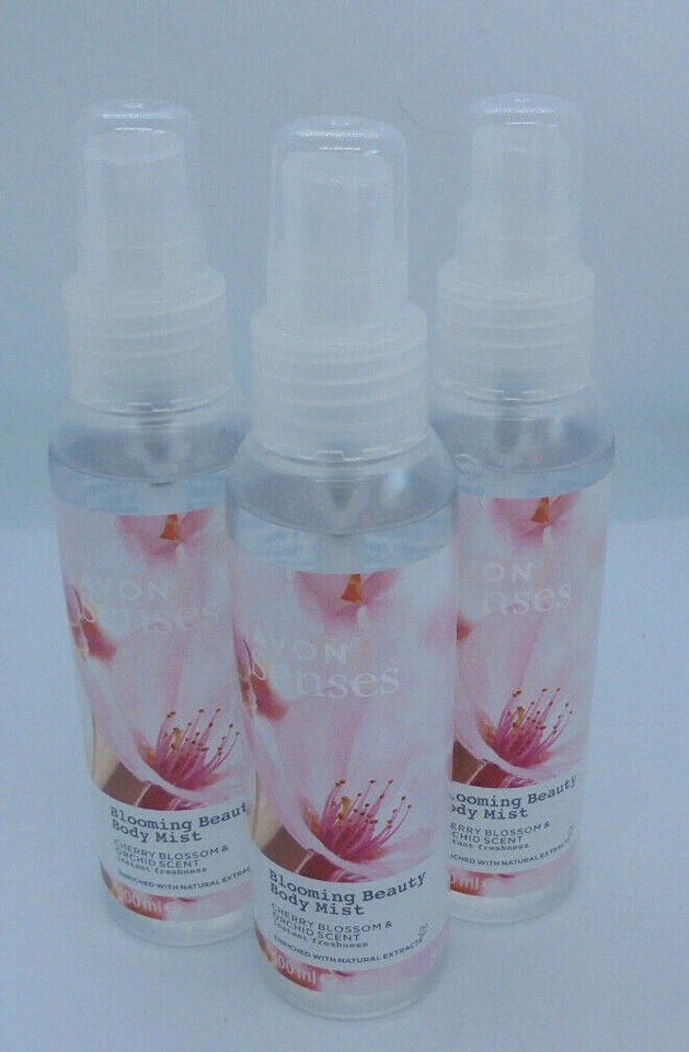 FREE POSTAGE!! Avon Blooming Beauty Body Mist 3x100ml