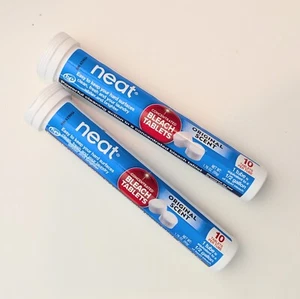 Neat Concentrated Bleach Tablets 10 Tablets per tube - 2 Tubes - Picture 1 of 6