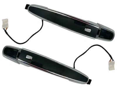 Juego de 2 manijas de puerta originales gris ceniza con tapa Chevrolet Impala 13511135 2017 Foto 1 de 3