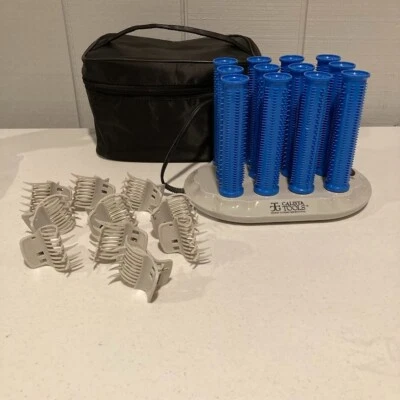 CALISTA TOOLS Ion Hot Hair Rollers 12 Long Style & Storage Case TESTED - Image 1 of 4