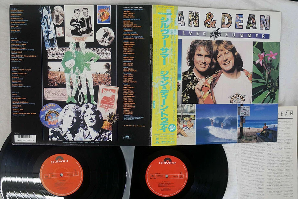 Jan & Dean ‎Silver Summer Polydor 35MM 0501/2 Japan OBI 2 LP's NM Vinyl - Image 1 of 1