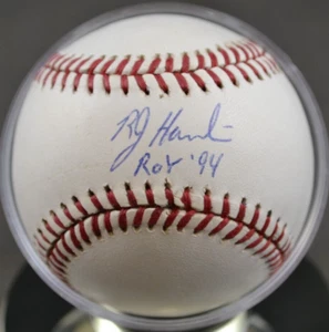 Bob Hamelin Royals Autographed Inscribed Baseball w/COA EXBB9 - Picture 1 of 4