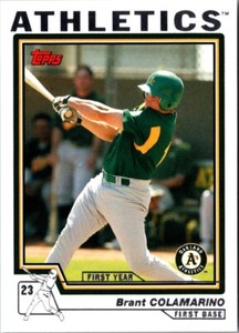 2004 Topps Traded & Rookies Brant Colamarino #T182 Oakland Athletics