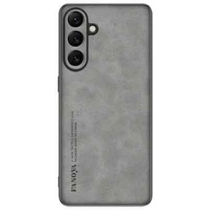Funda trasera para teléfono Samsung Galaxy A26 5G gamuza cuero textura TPU PU verde - Imagen 1 de 7