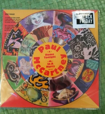 Home Tonight Paul McCartney 45 rpm 7" Vinyl Picture Disc RSD 2019 Beatles NEW. - Image 1 of 4