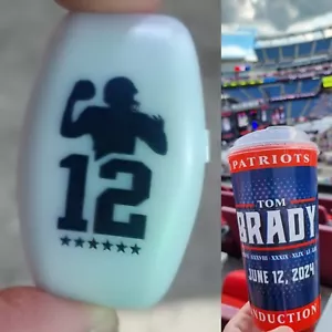 Copa de recuerdo ceremonia del Salón de la Fama Tom Brady de los Patriotas de Nueva Inglaterra 6/12 + Bonus - Imagen 1 de 4