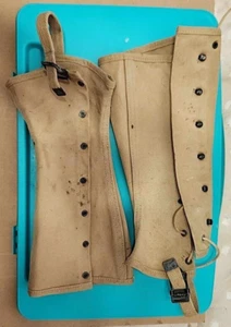 World War 2 vintage U.S. Leggings 1943 - Picture 1 of 4